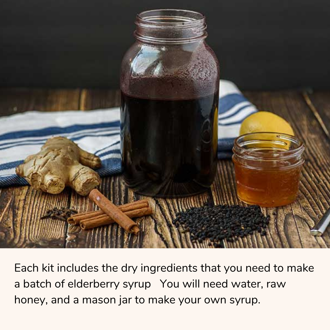 DIY Elderberry Syrup Kit to Make Your Own