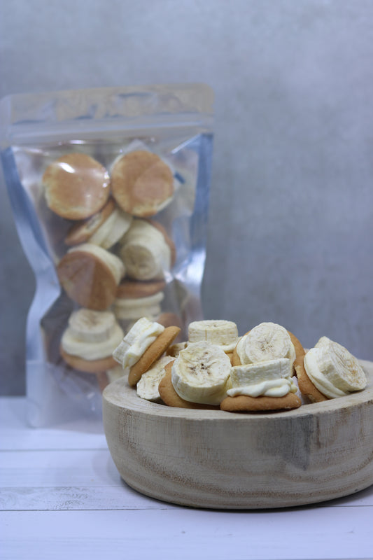 Freeze Dried Banana Pudding Bites
