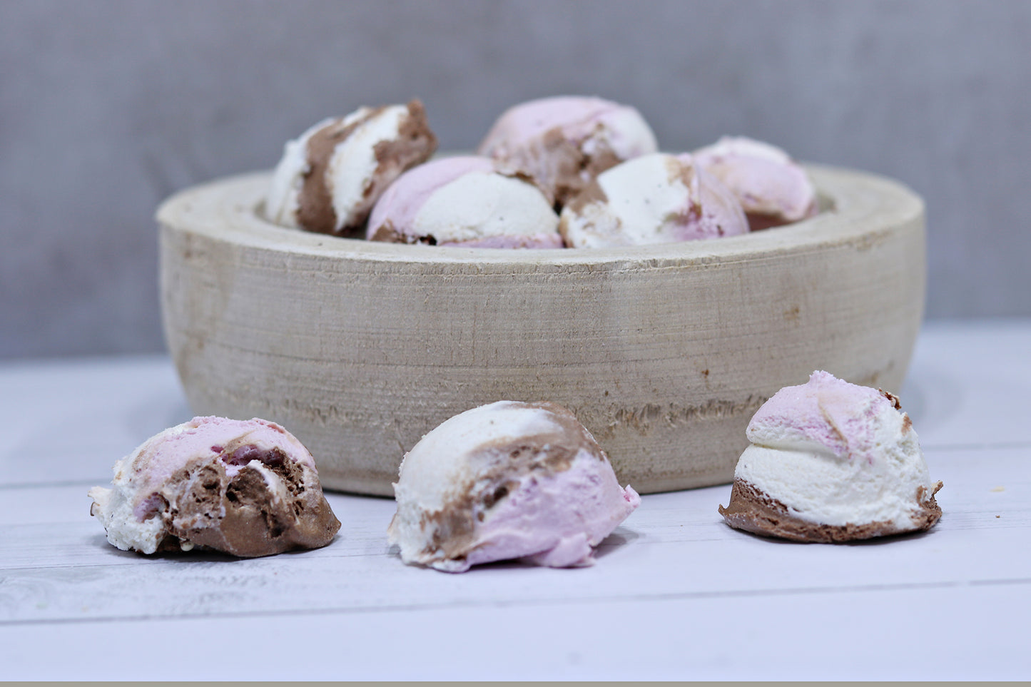 Freeze Dried Neapolitan Ice Cream Bites