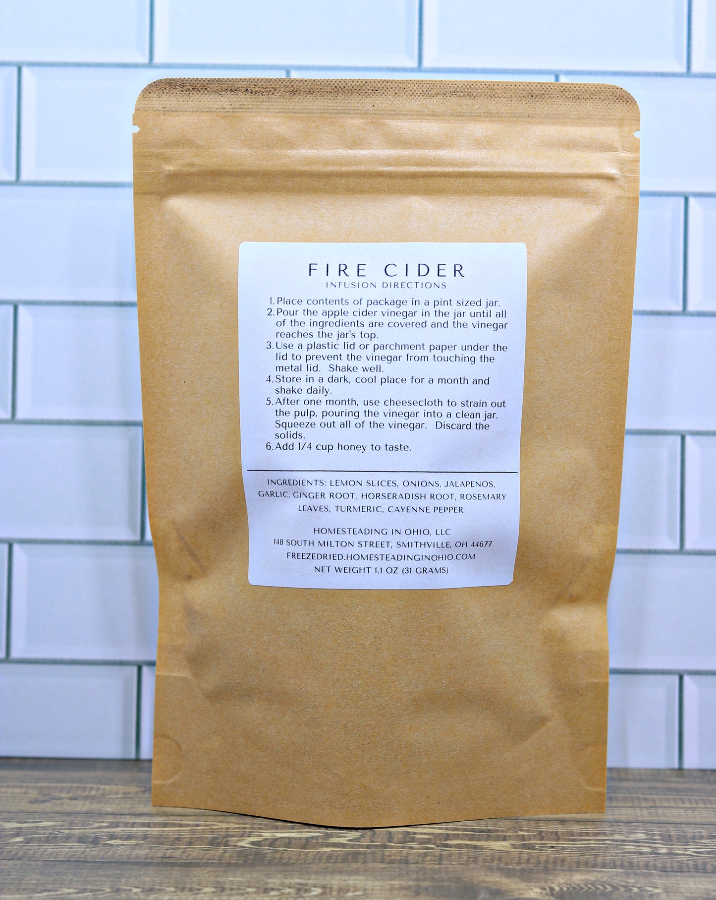 Fire Cider Making Kit (Infusion Kit)