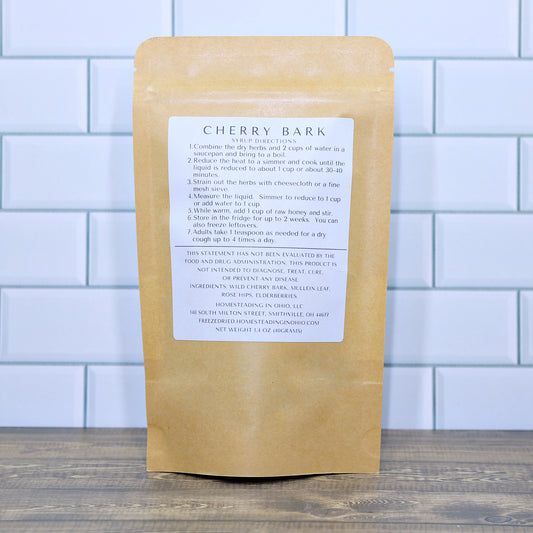 DIY Cough Syrup Kit Cherry Bark Homemade Cough Syrup Making Kit for Dry Cough