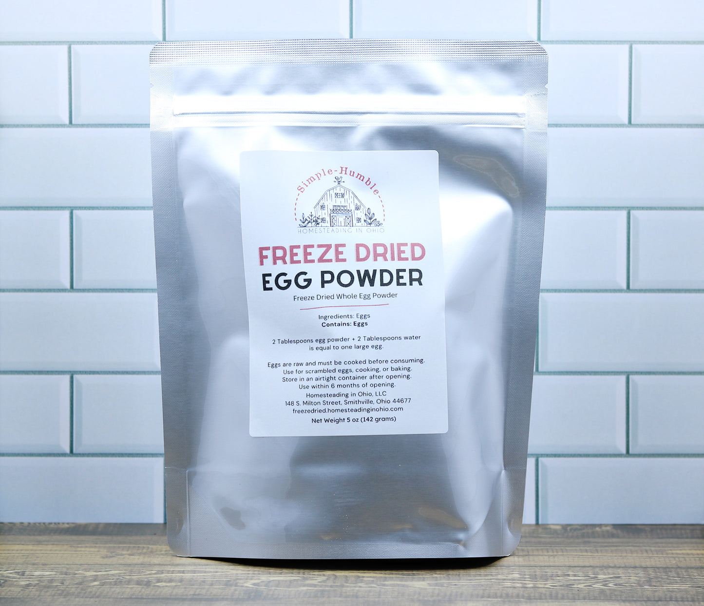 Freeze Dried Eggs Whole Egg Powder 6 Eggs Free Range Happy Chickens