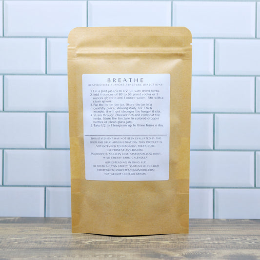 Breathe Tincture Kit DIY Respiratory Support Herbal Tincture