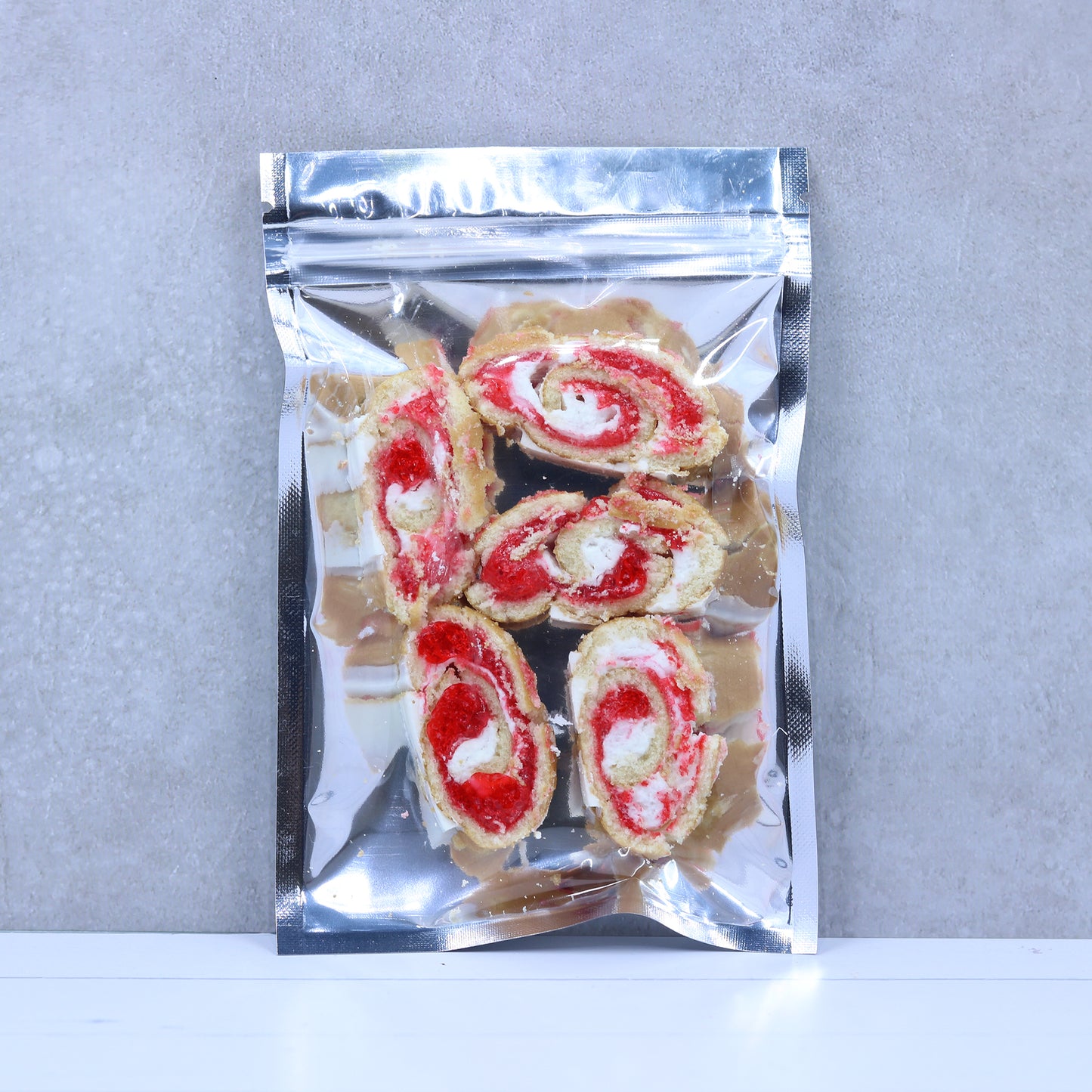 Freeze Dried Strawberry Shortcake Roll