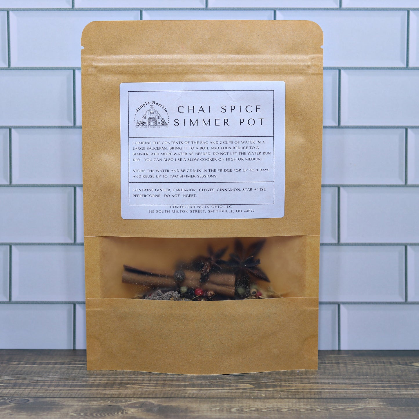 Chai Spice Simmer Pot Kit Simmering Potpourri
