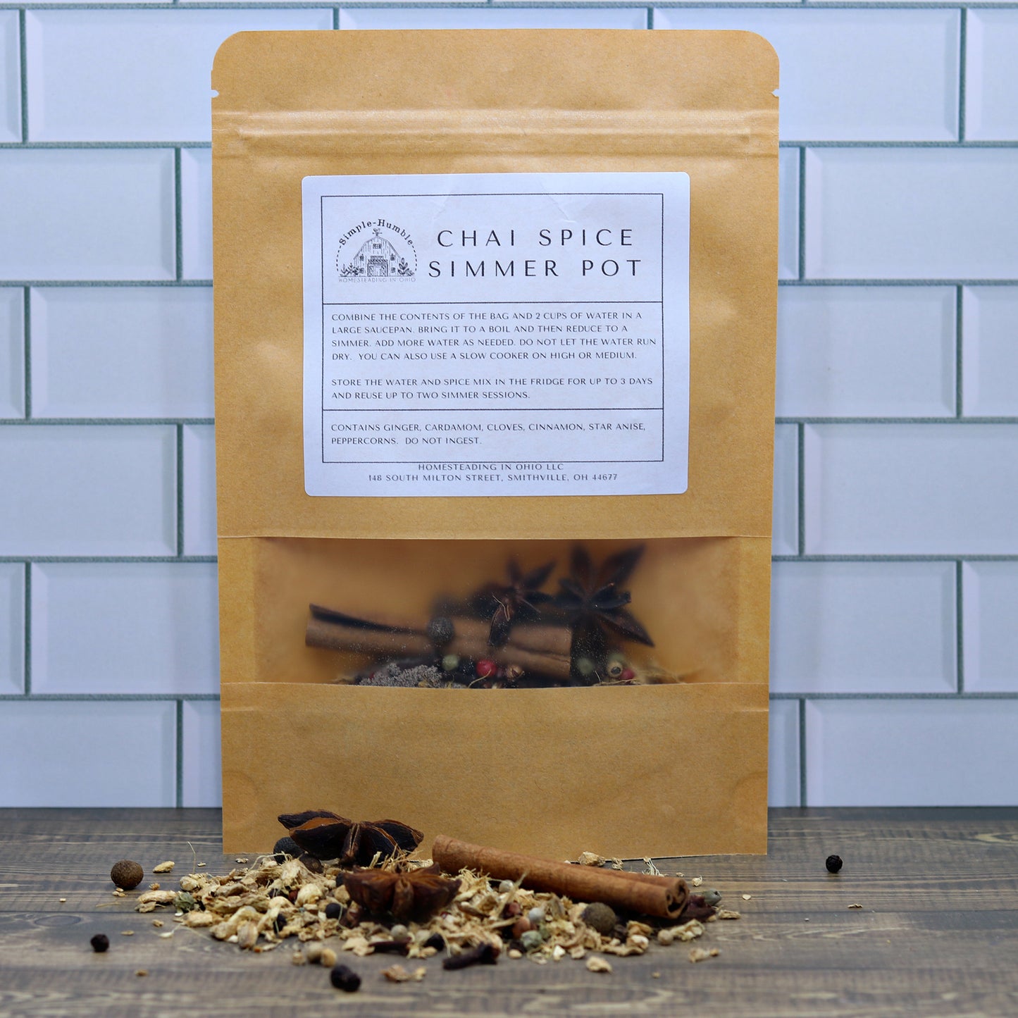 Chai Spice Simmer Pot Kit Simmering Potpourri