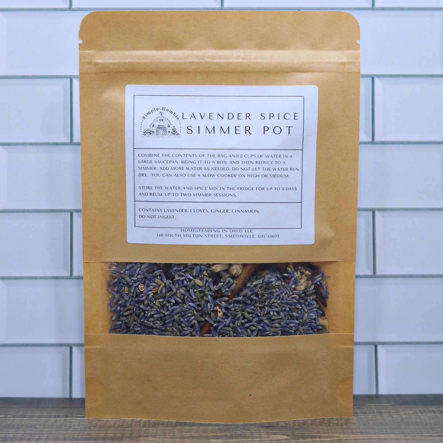 Lavender Spice Simmer Pot Kit Simmering Potpourri
