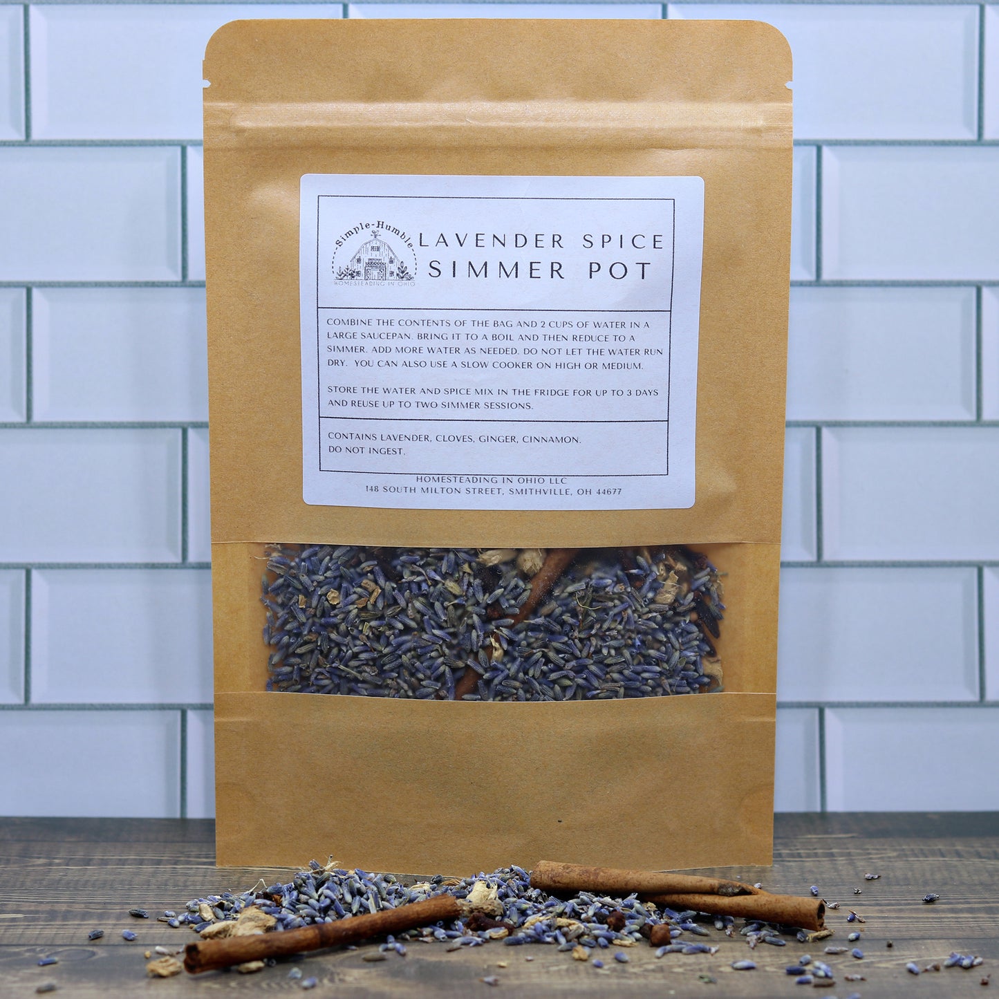 Lavender Spice Simmer Pot Kit Simmering Potpourri
