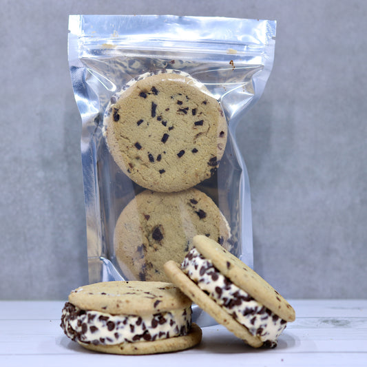 Freeze Dried Chocolate Chip Ice Cream Sandwiches