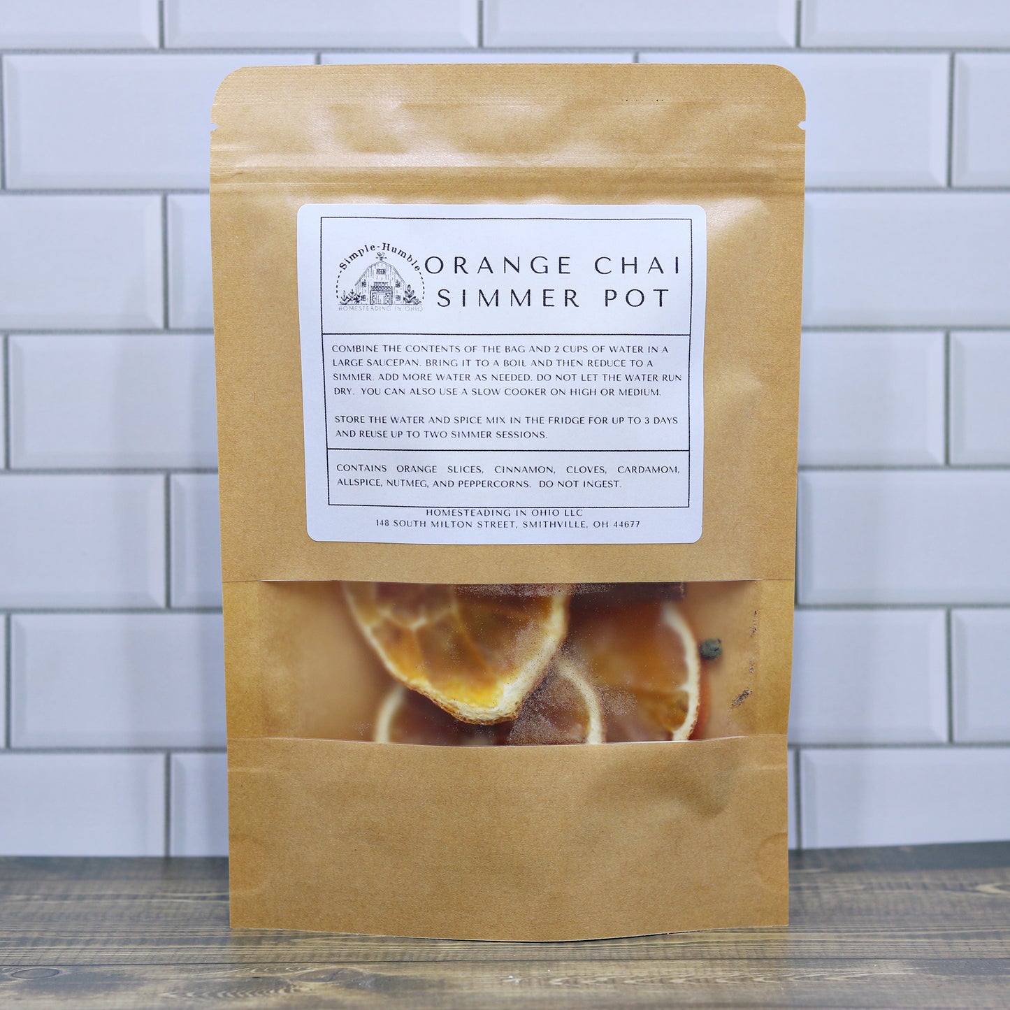 Orange Chai Simmer Pot Kit – Spicy, Citrusy Aromatherapy Blend
