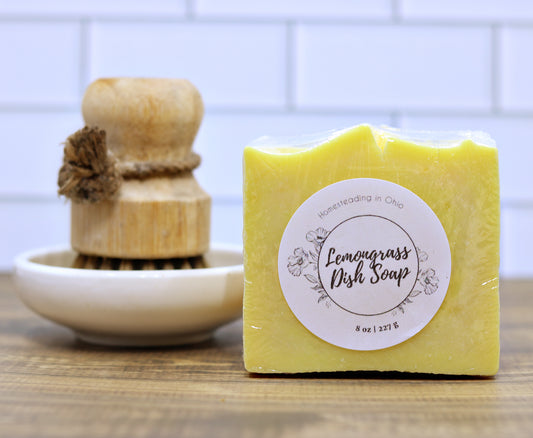 Solid Dish Soap | Eco-Friendly Cleaning in 8 oz Bar