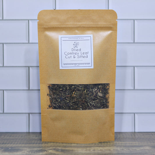 Dried Comfrey Leaf Cut and Sifted 1 Ounce