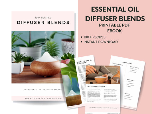 100+ Essential Oil Diffuser Recipes to Use in Your Home Ebook Book