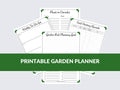 Gardening Planner Printable PDF 8.5x11 Instant Download for 3 Ring Binder Journal