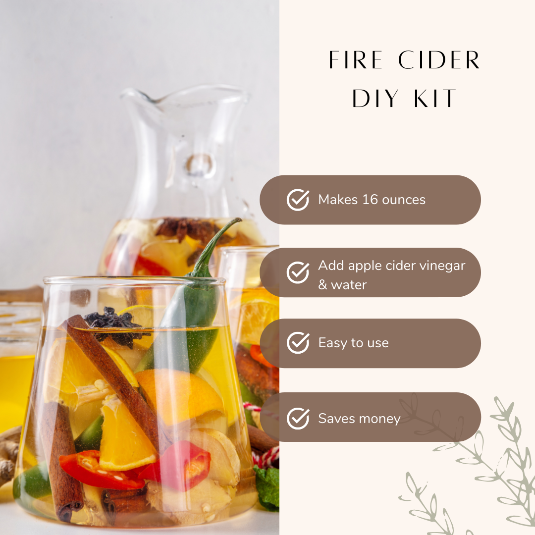Fire cider with the benefits of using a kit