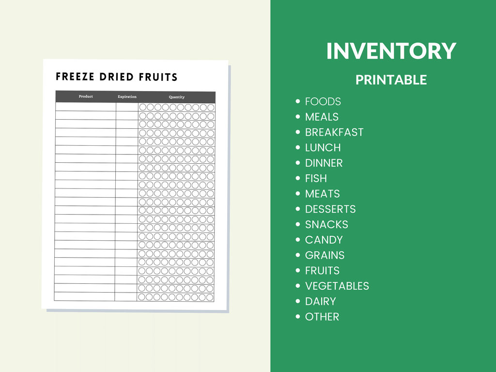 Freeze Dryer Batch Log Book Printable Journal Planner for Harvest Right Freeze Dryer Homesteader 43 Page PDF 8.5x11 Instant Download 4 to 7 Tray