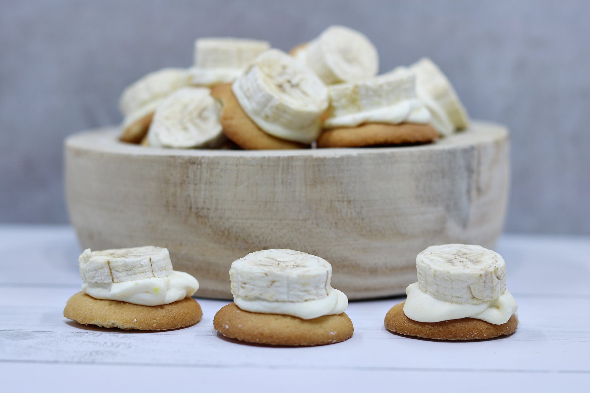 Freeze Dried Banana Pudding Bites
