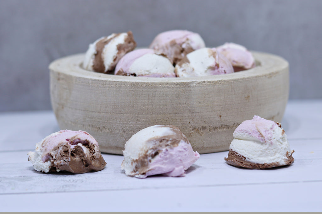 Freeze Dried Neapolitan Ice Cream Bites