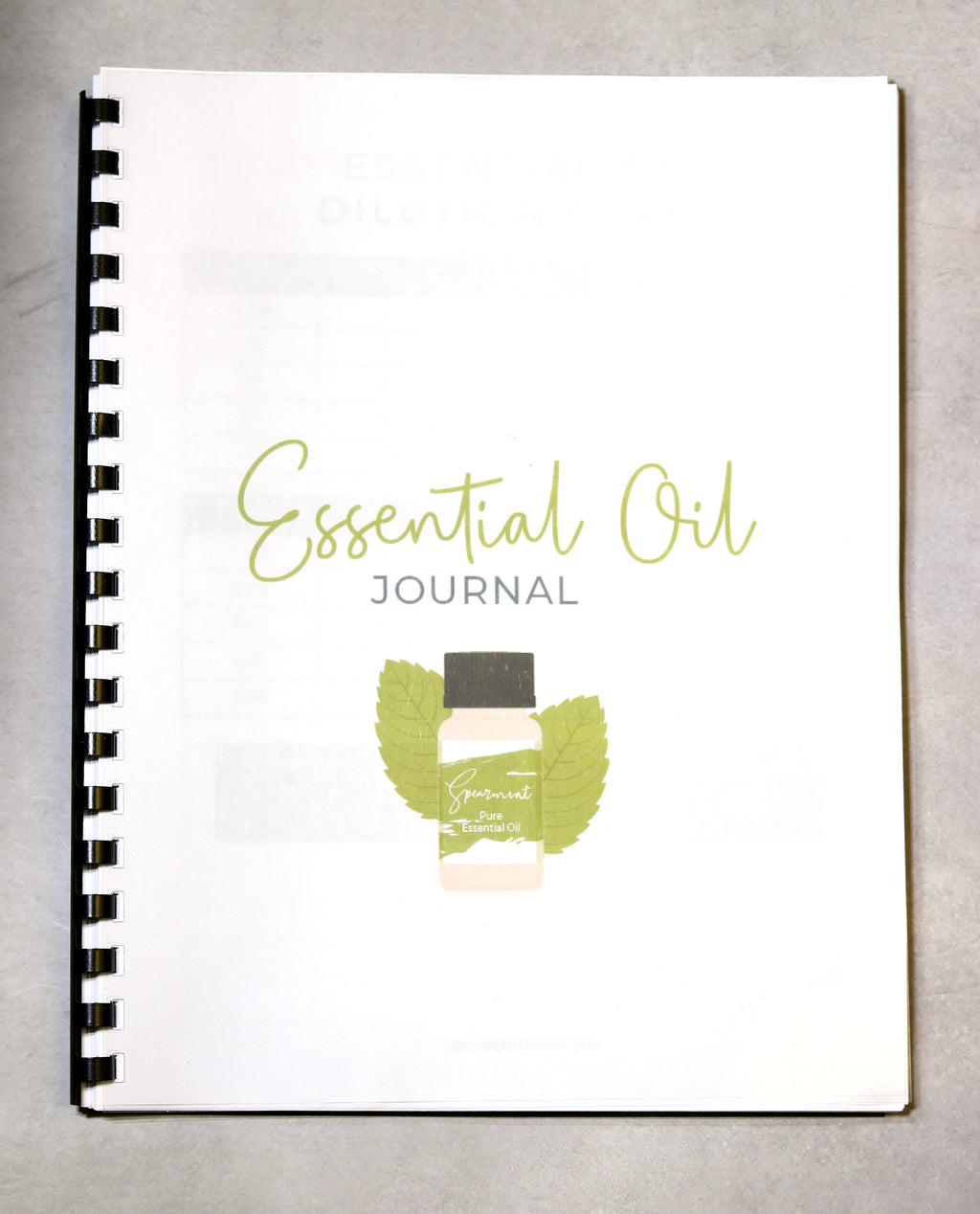 Essential Oil Journal Physical Book