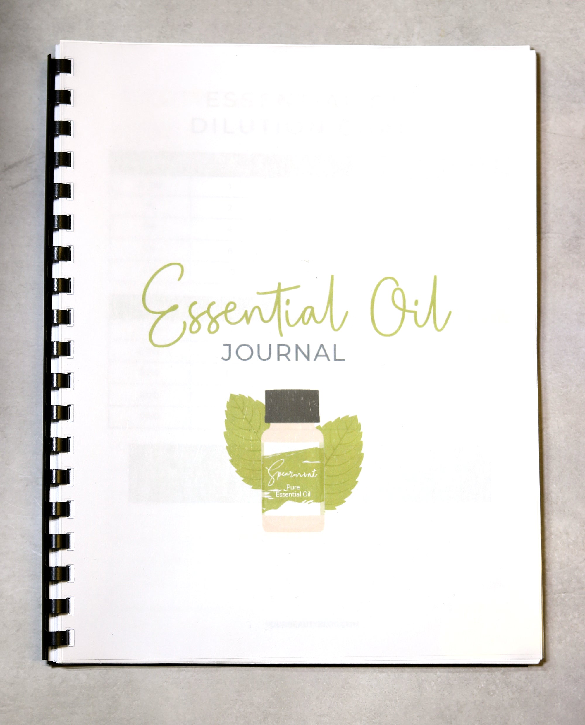 Essential Oil Journal Physical Book
