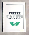 Freeze Drying Journal Batch Log Recipe Book Physical Book