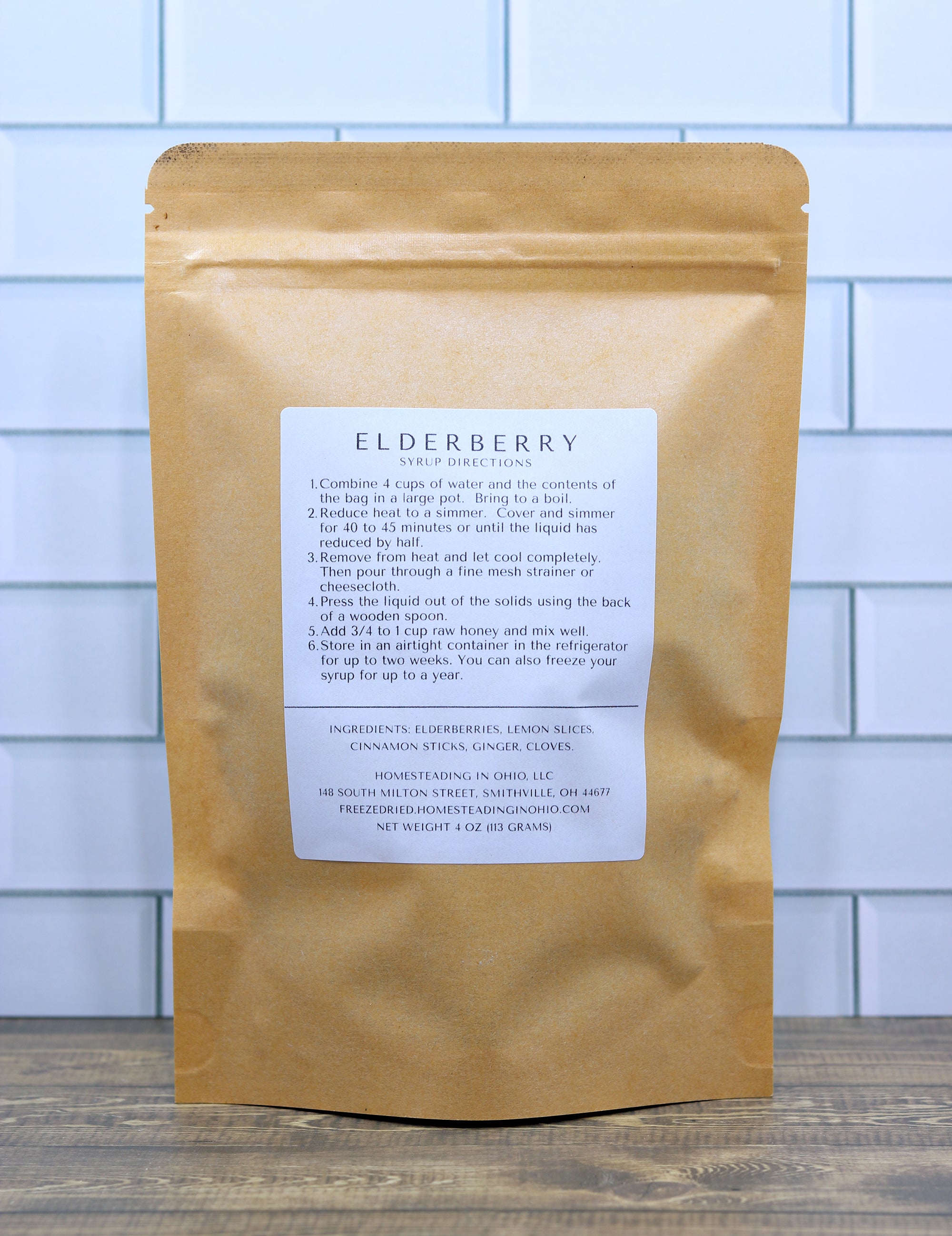 DIY Elderberry Syrup Kit to Make Your Own