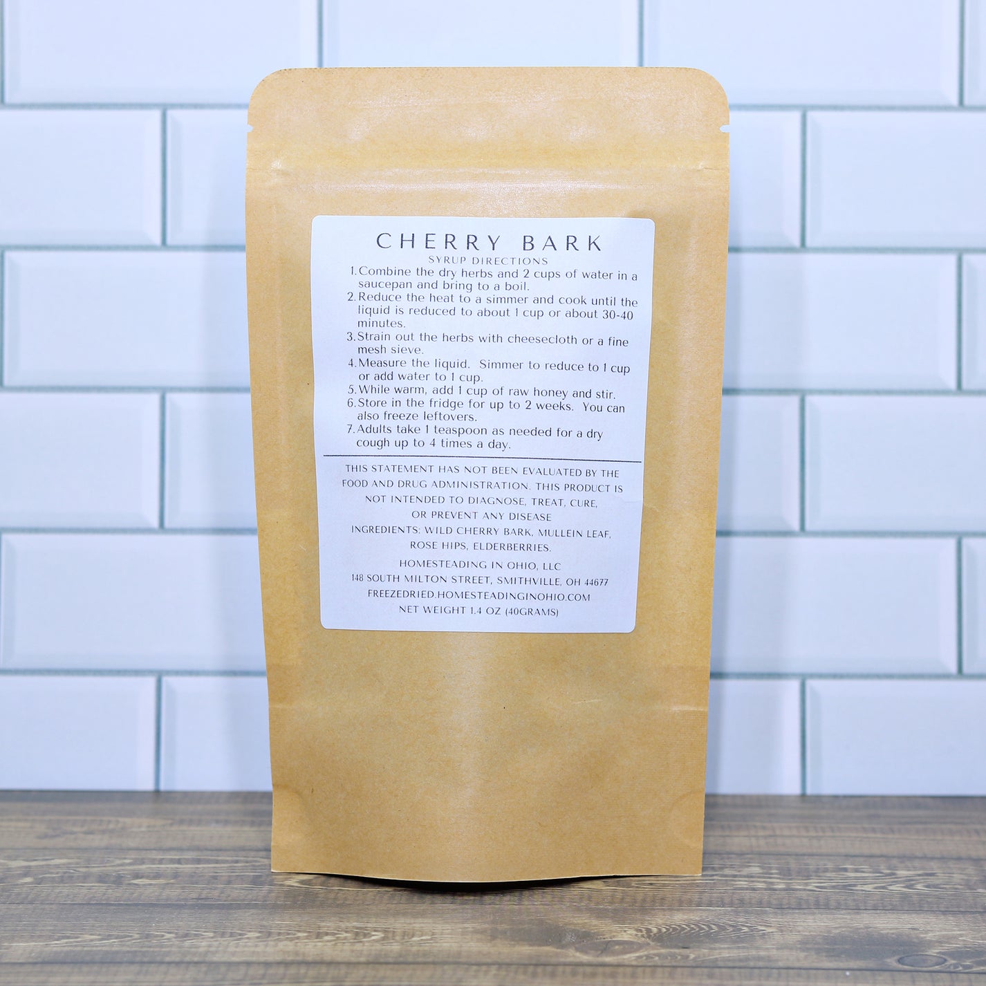 Natural Wild Cherry Bark Cough Relief Kit main image 1