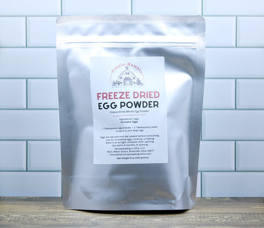 Freeze Dried Egg Powder Whole Eggs 18 Eggs