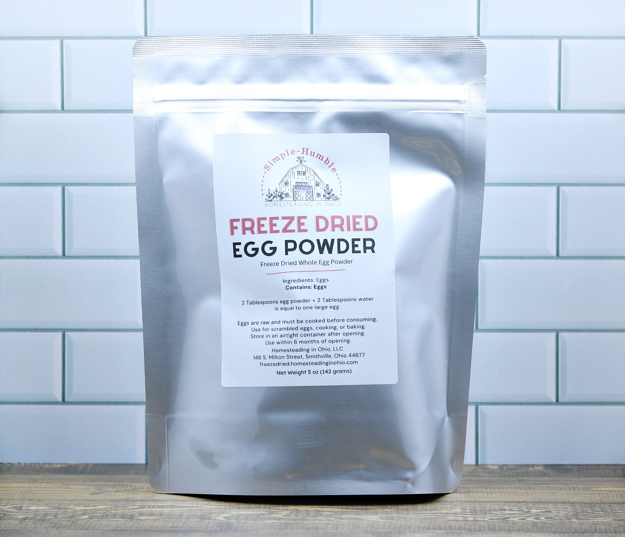 Freeze Dried Eggs Whole Egg Powder 6 Eggs Free Range Happy Chickens