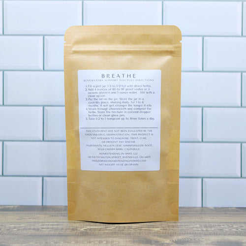 Breathe Tincture Kit DIY Respiratory Support Herbal Tincture