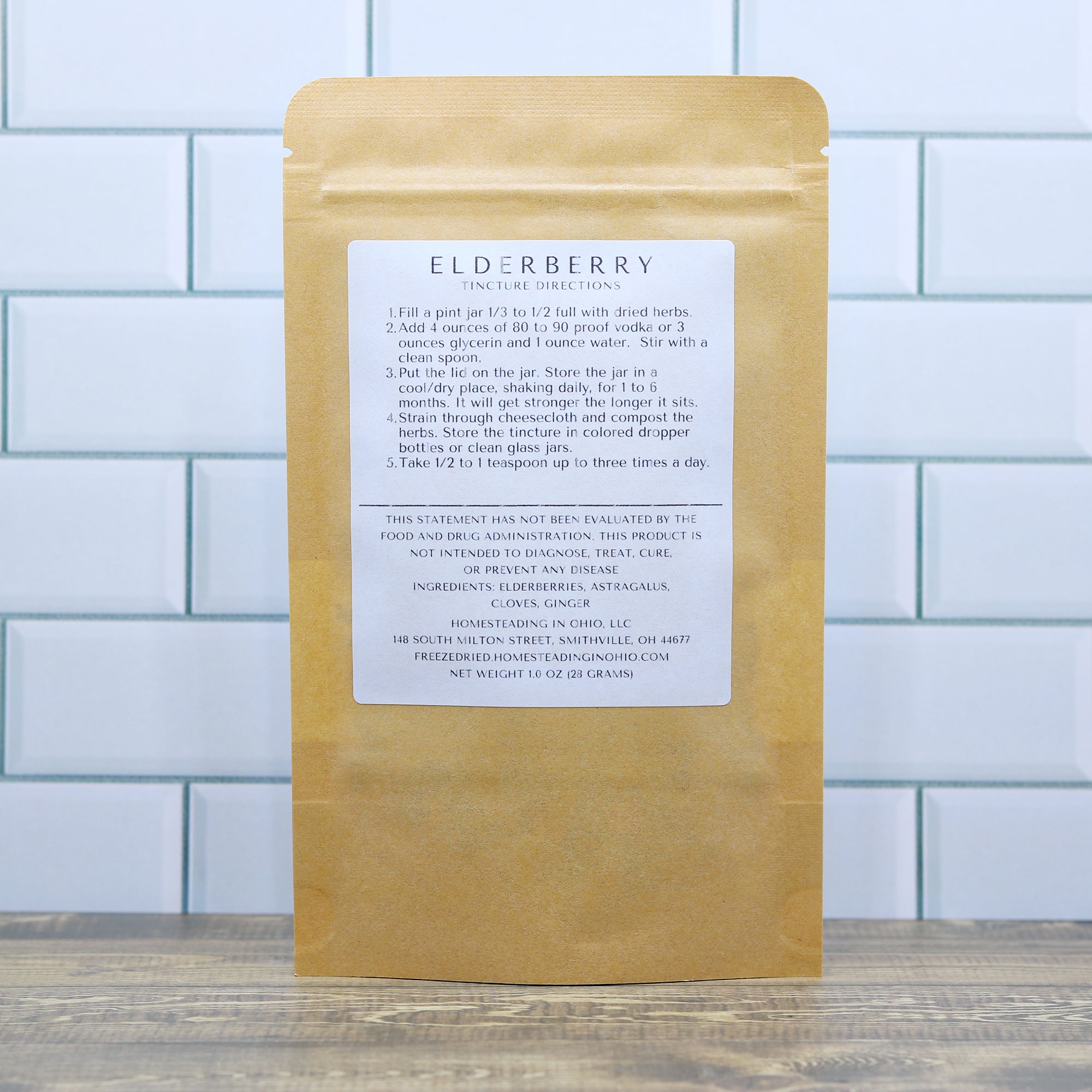 Elderberry Tincture Kit DIY Make Your Own Herbal Tincture