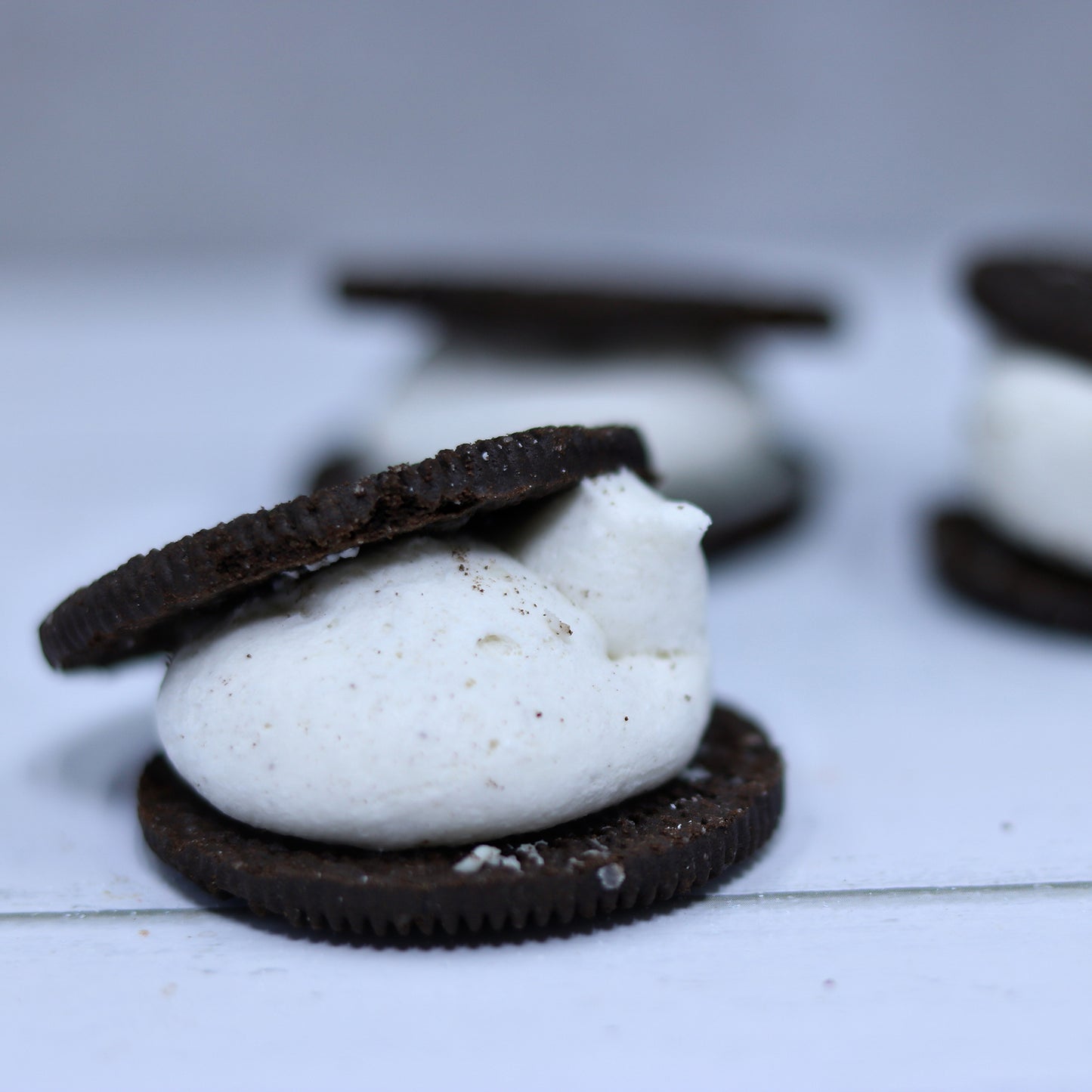 Freeze Dried Chocolate Sandwich Cookie With Frosting (Chocolate, Mint, Peanut Butter)