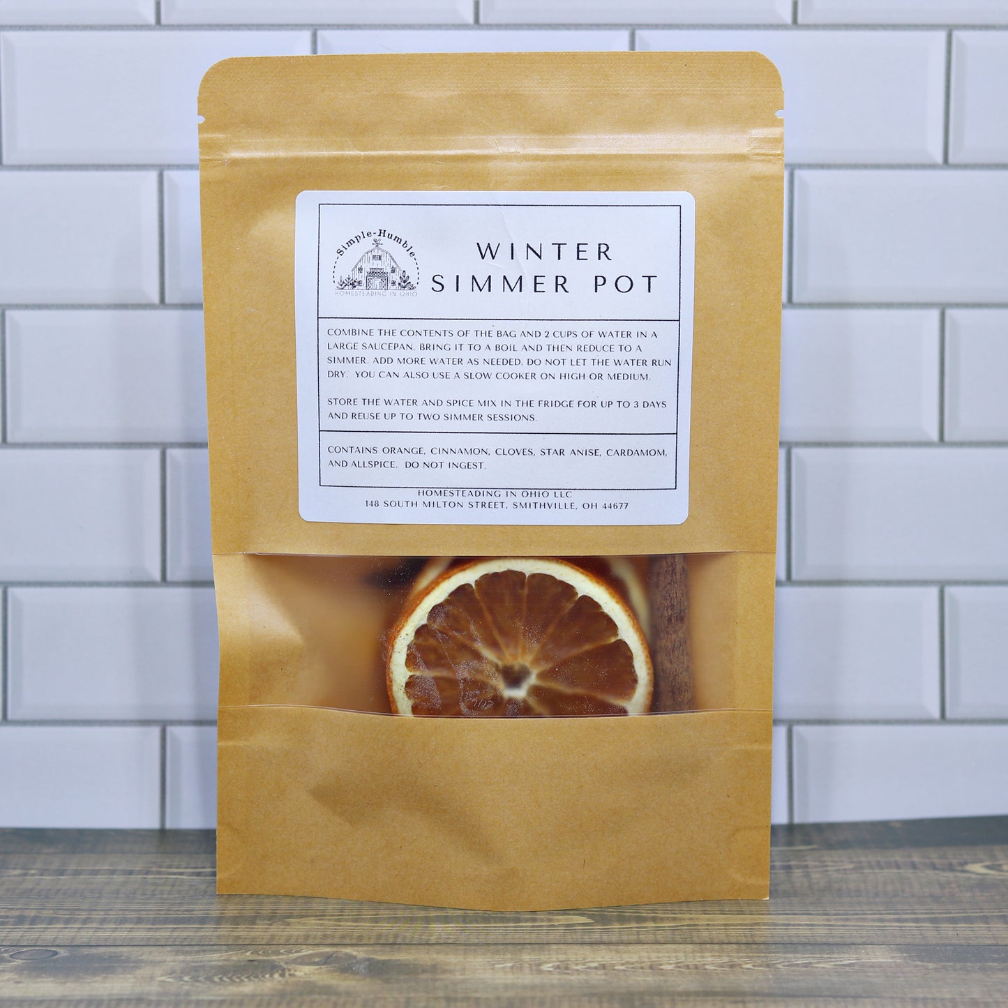 Winter Simmer Pot Kit – Cozy Aromatic Holiday Blend