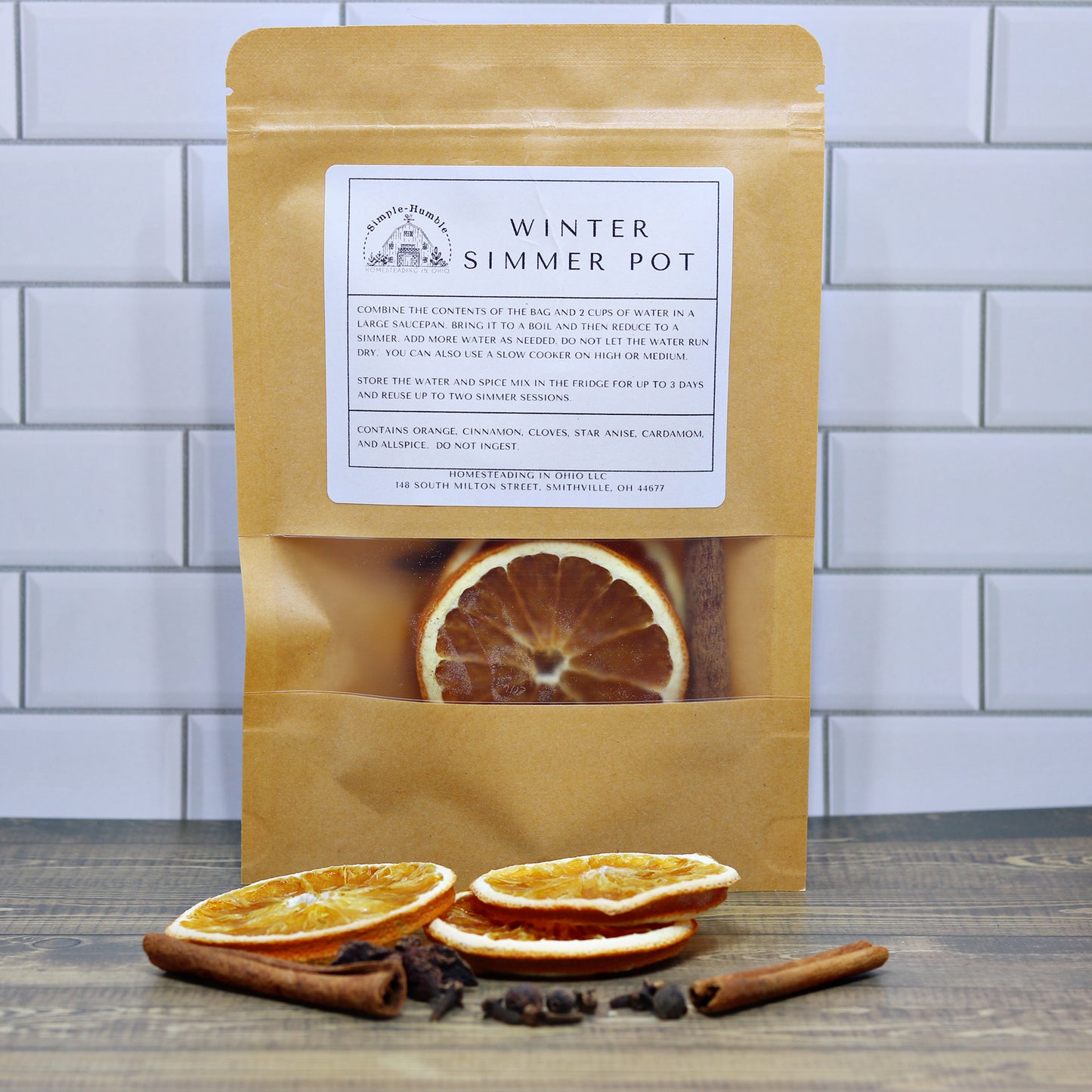 Winter Simmer Pot Kit – Cozy Aromatic Holiday Blend