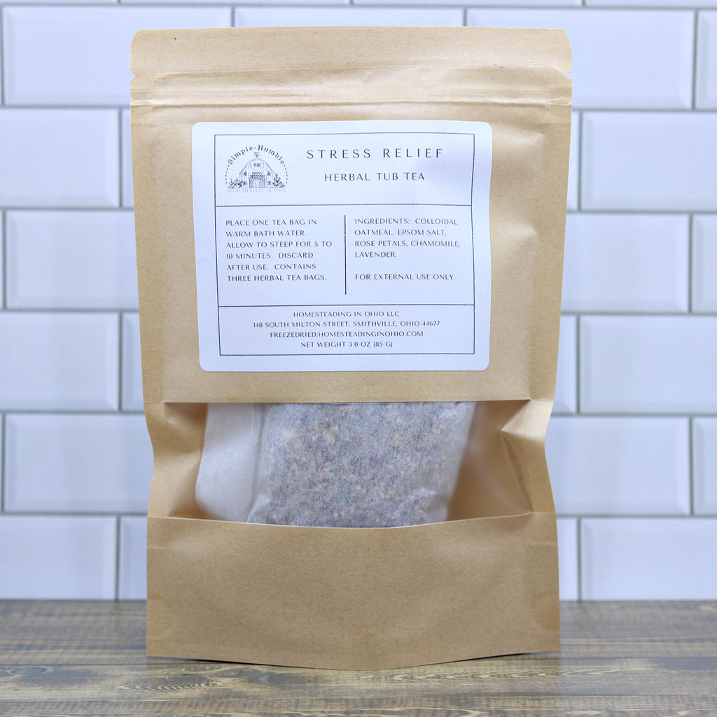 Herbal Tub Tea Bath Soak | Relaxing Botanical Bath Tea Bags