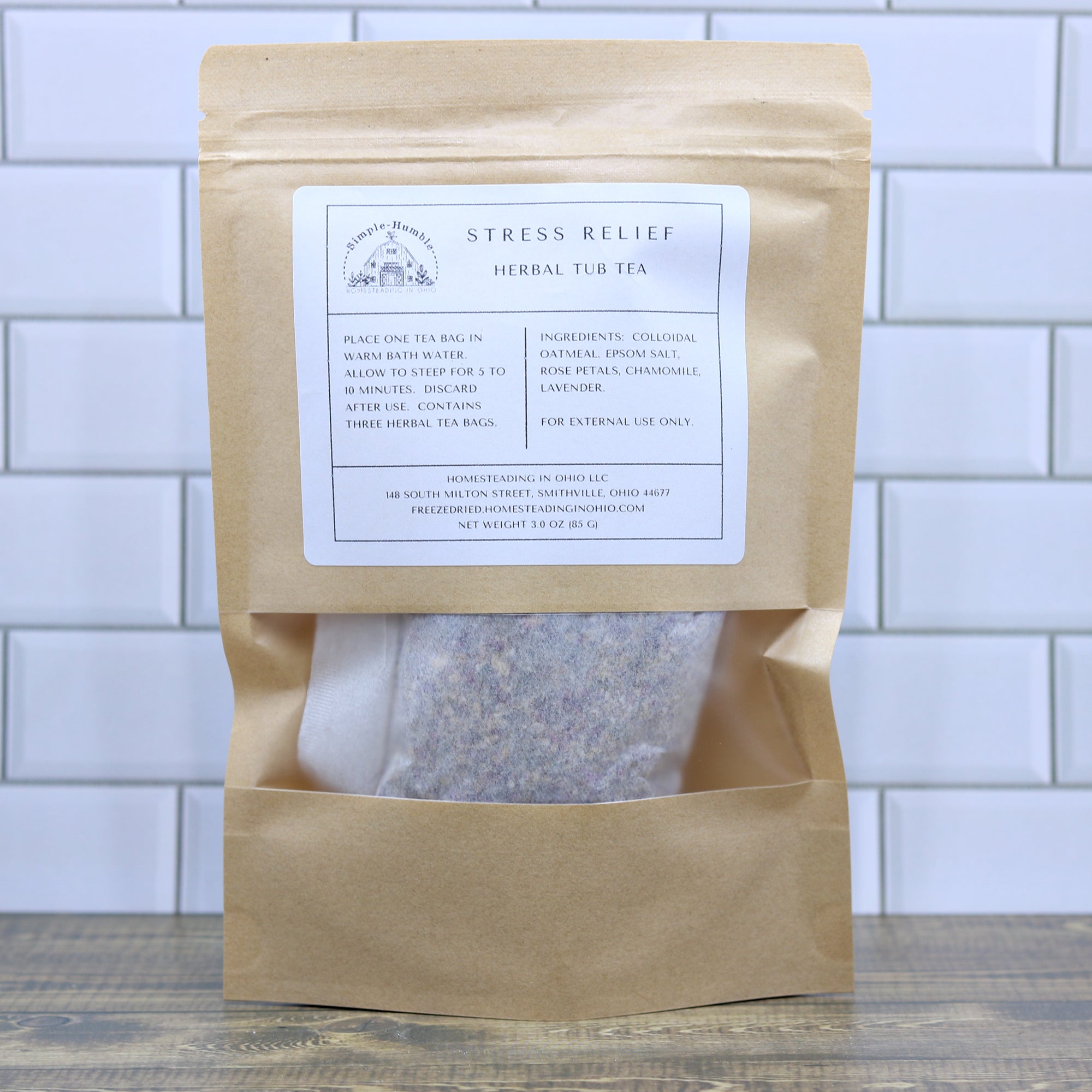 Herbal Tub Tea Bath Soak | Relaxing Botanical Bath Tea Bags