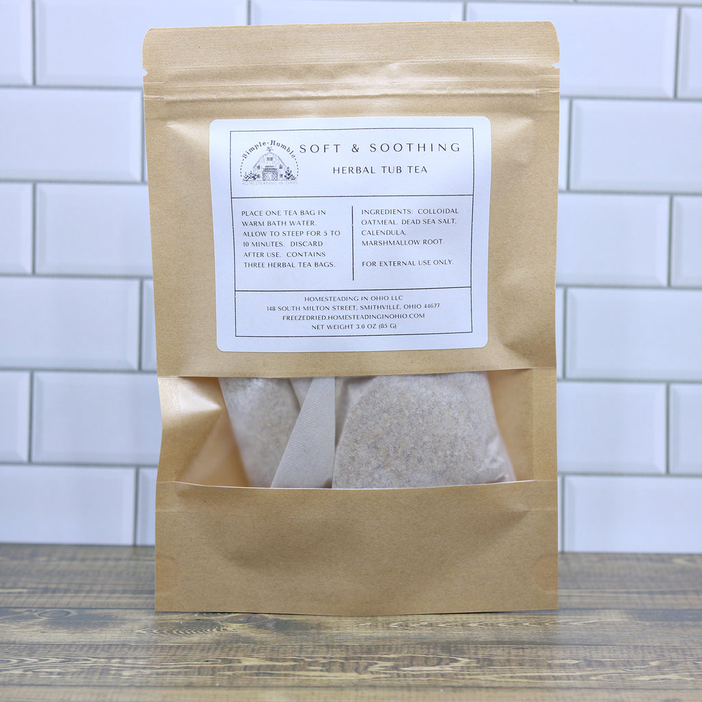 Herbal Tub Tea Bath Soak | Relaxing Botanical Bath Tea Bags