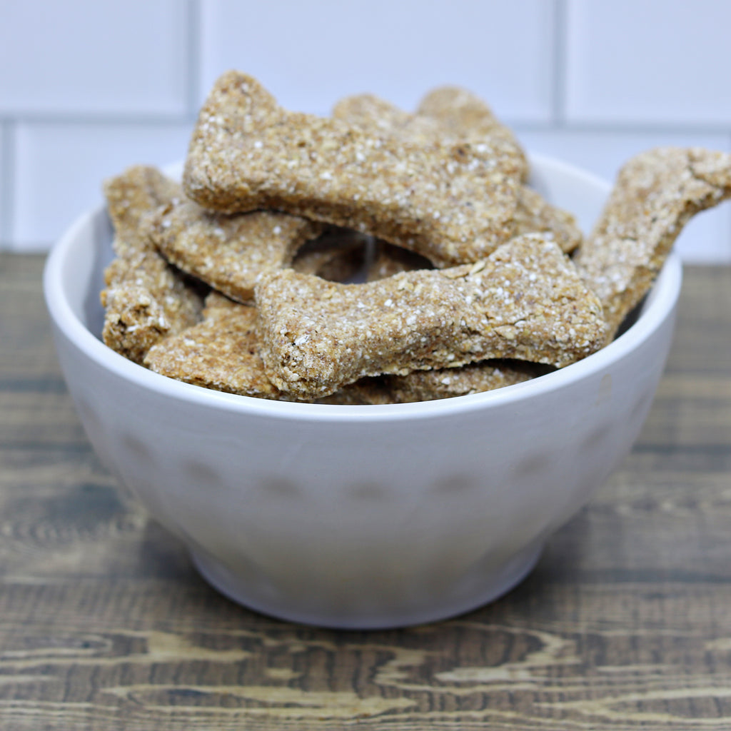 Homemade Dog Treat Mix – Human Grade DIY Dog Biscuit Baking Mix – Just Add Egg & Water – Makes 45 Natural Dog Treats