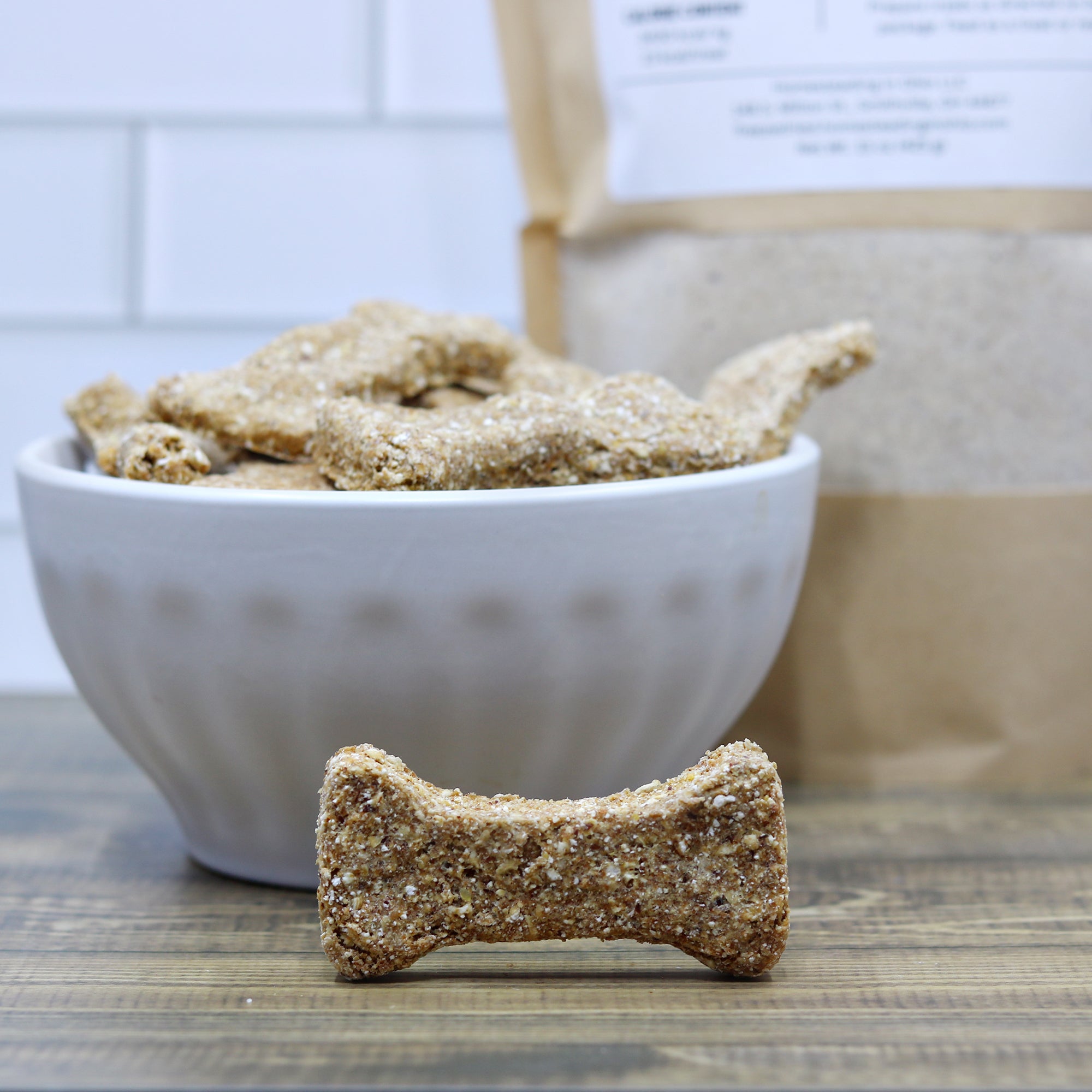 Homemade Dog Treat Mix – Human Grade DIY Dog Biscuit Baking Mix – Just Add Egg & Water – Makes 45 Natural Dog Treats