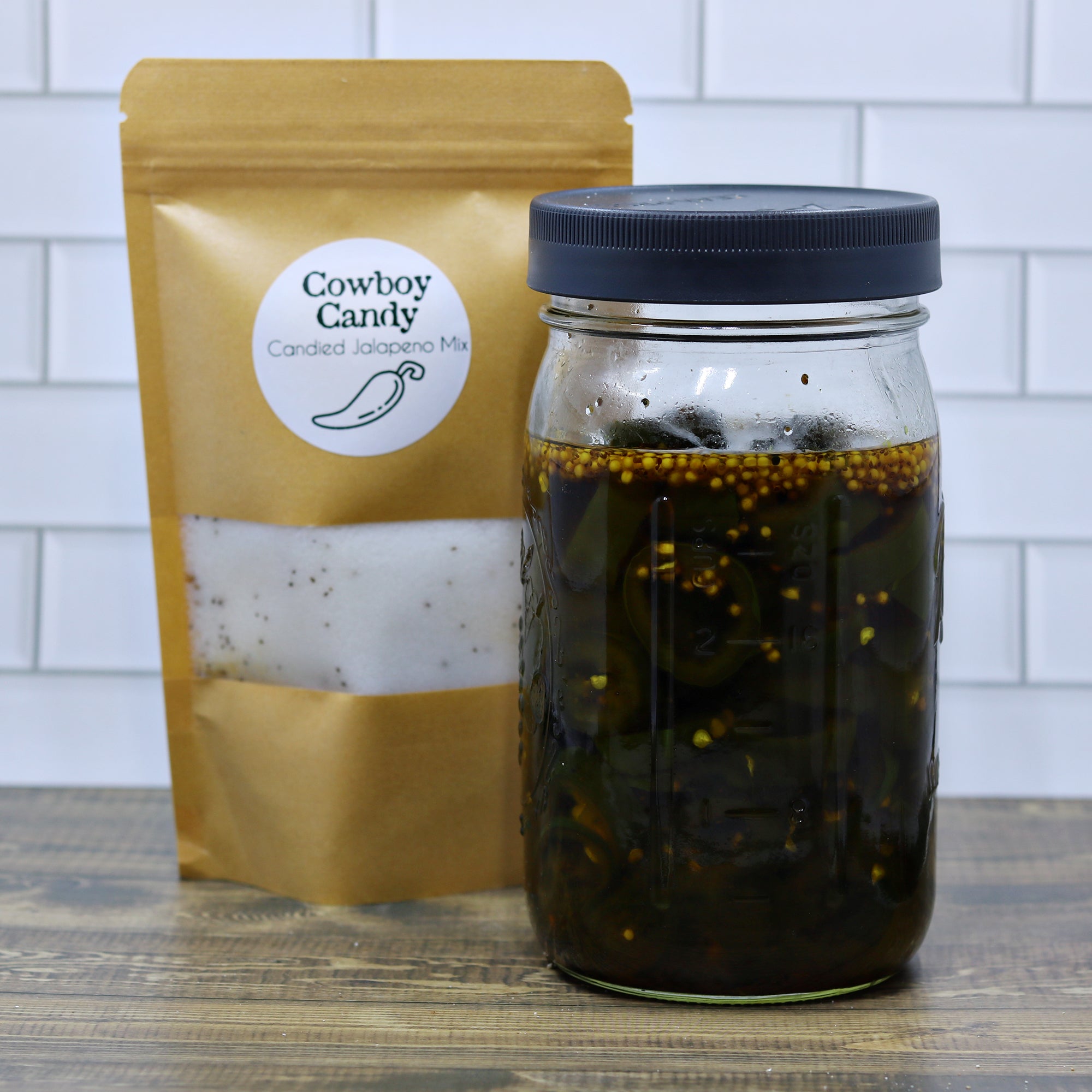 Cowboy Candy Mix – Easy Candied Jalapeño Refrigerator Recipe Mix – No Canning Required