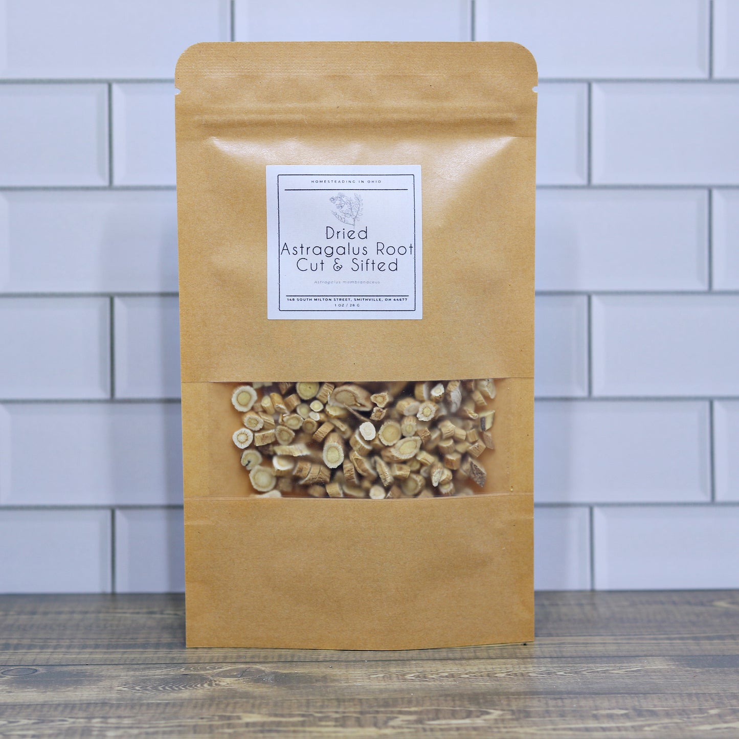 Dried Astragalus Root 1 Ounce Cut and Sifted