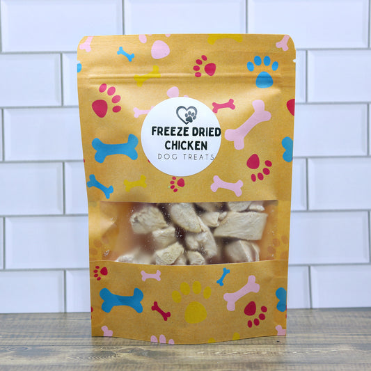 Freeze Dried Chicken Dog Treats – Single Ingredient, Healthy Crunchy Snack