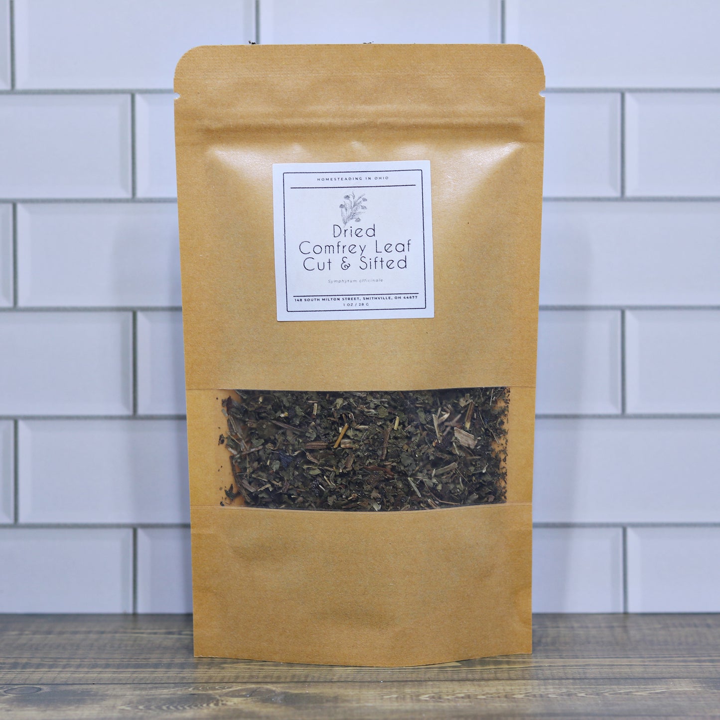 Dried Comfrey Leaf Cut and Sifted 1 Ounce