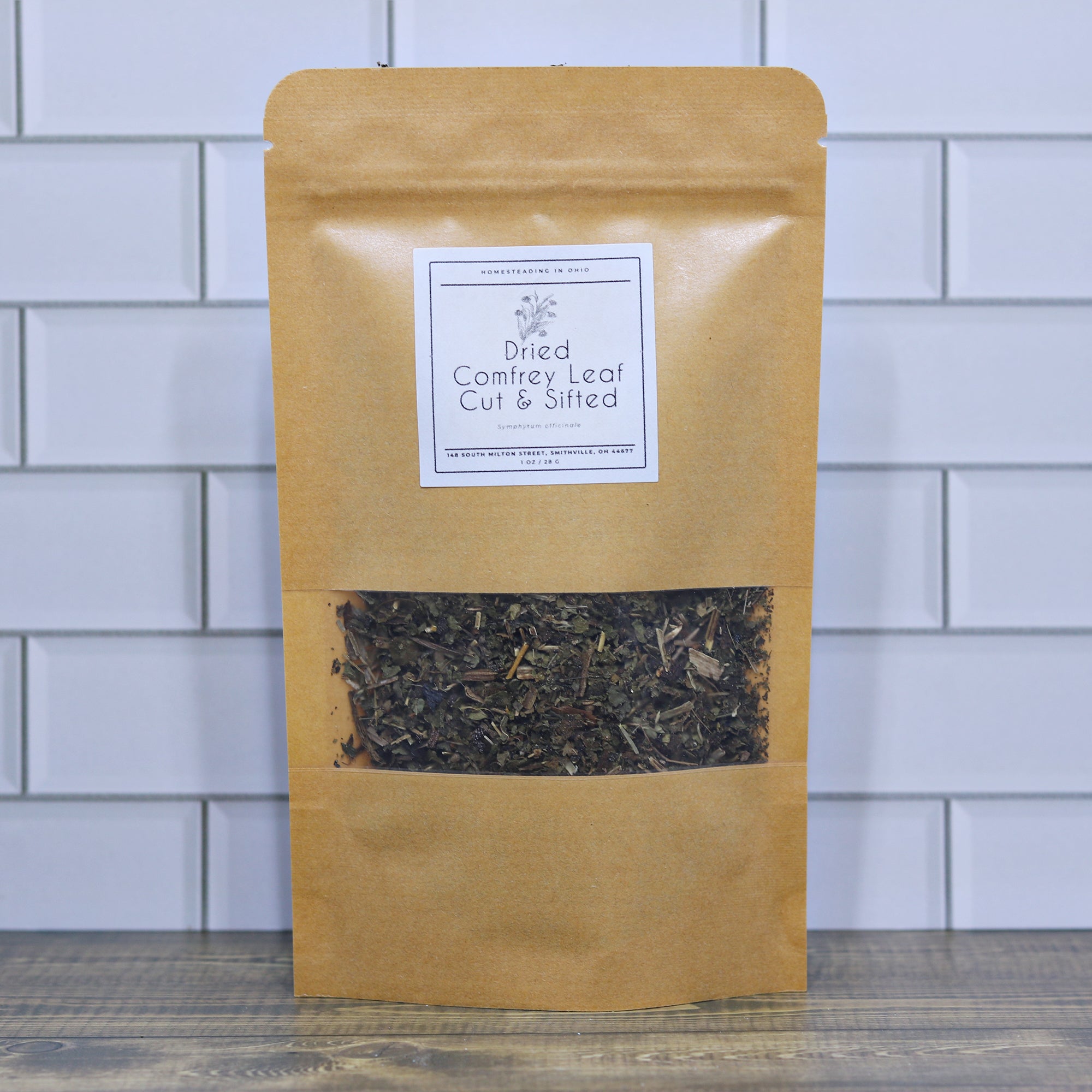 Dried Comfrey Leaf Cut and Sifted 1 Ounce