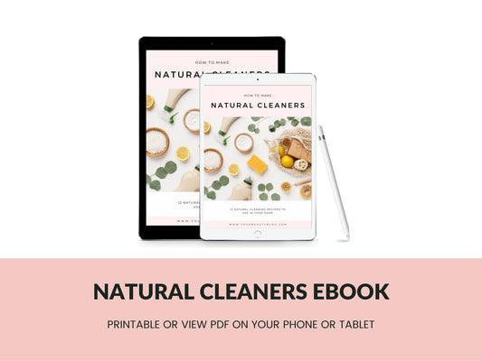 Natural Cleaning Products Recipe Book Ebook With 12 Natural Cleaner Recipes With Essential Oils Plus Labels