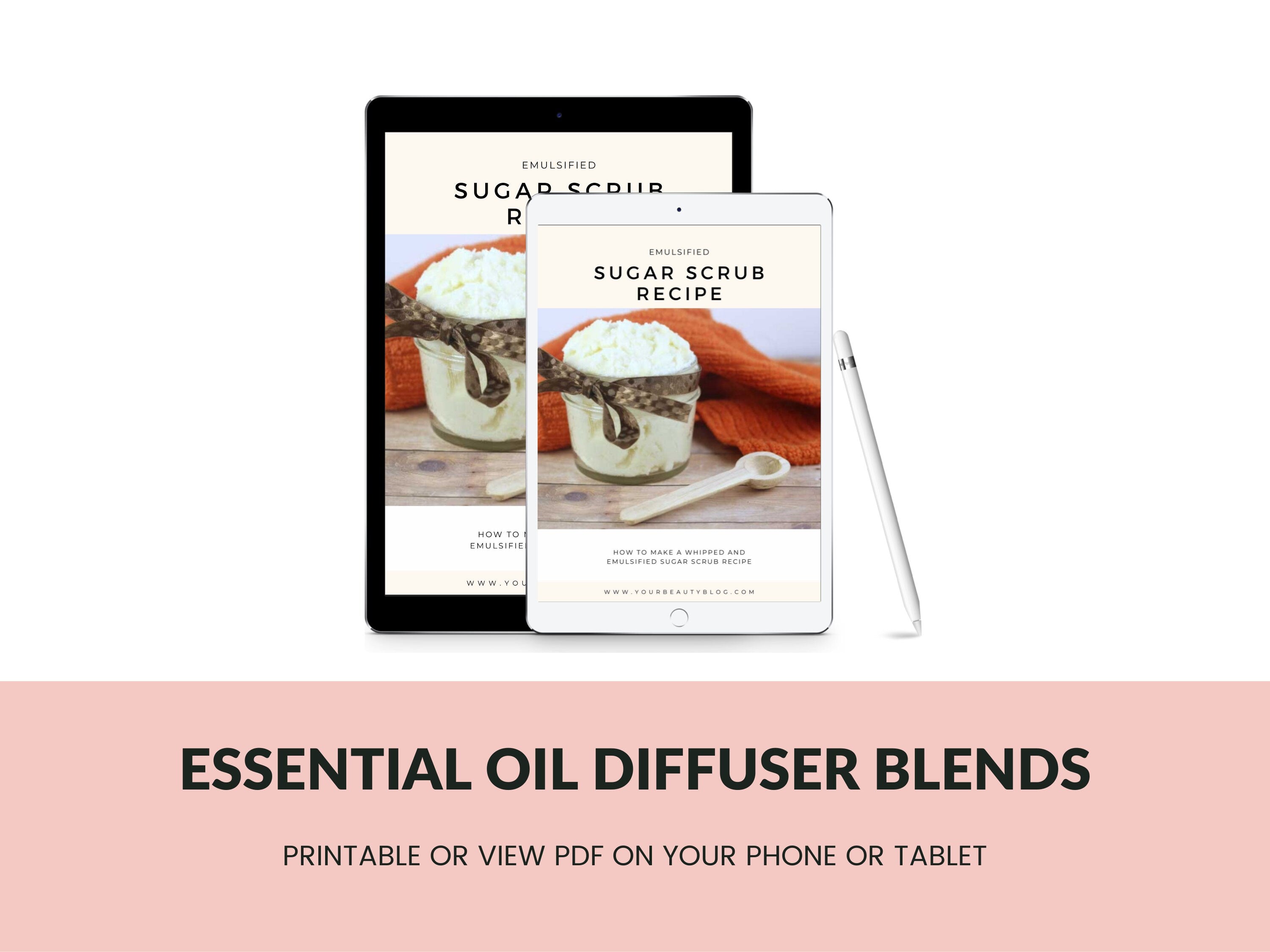 Emulsified Sugar Scrub Recipe Printable Tried and True Recipe to Make Your Own Sugar Scrub