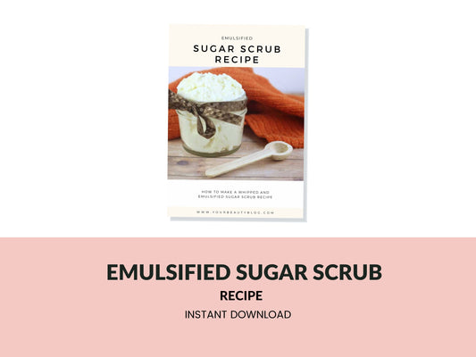 Emulsified Sugar Scrub Recipe Printable Tried and True Recipe to Make Your Own Sugar Scrub