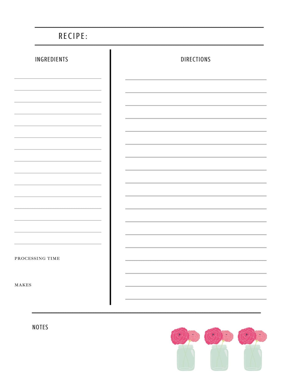 Canning Journal Printable Planner For Homesteaders, Canners Recipes 29 Page PDF 8.5x11 Instant Download Grab Your Balls It's Canning Season