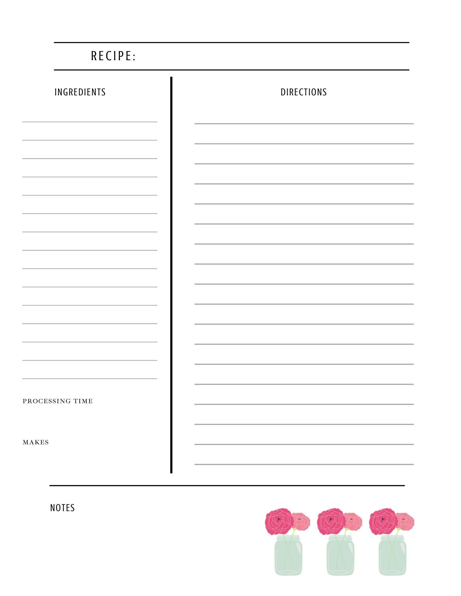 Canning Journal Printable Planner For Homesteaders, Canners Recipes 29 Page PDF 8.5x11 Instant Download Grab Your Balls It's Canning Season